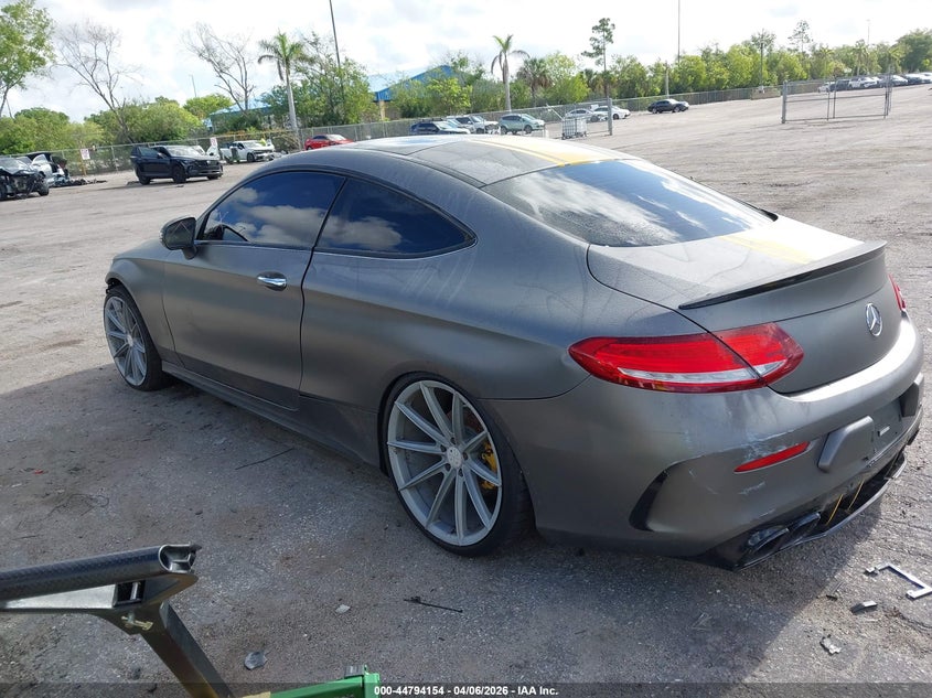 2017 Mercedes-benz C-klasse VIN WDDWJ4JB8HF533615 IAAI salvage auction — FRONT END, Salvage (Texas), sold $1,850 on 2026-07-29 (photo 3)