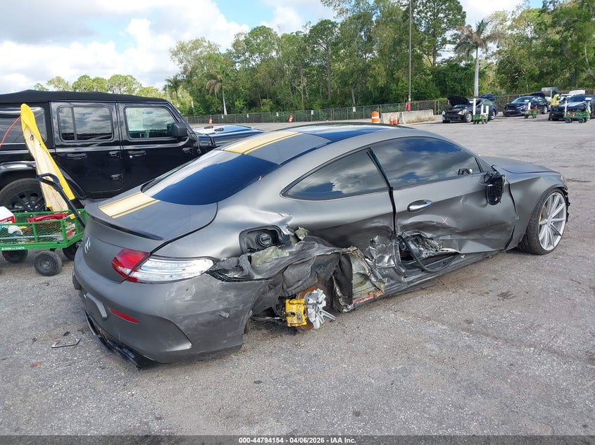2017 Mercedes-benz C-klasse VIN WDDWJ4JB8HF533615 IAAI salvage auction — FRONT END, Salvage (Texas), sold $1,850 on 2026-07-29 (photo 4)