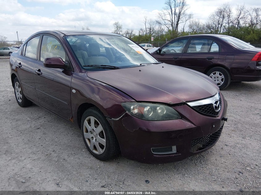 2007 Mazda 3 VIN JM1BK12G871672444 IAAI salvage auction — REAR END, Original (Ohio), sold $275 on 2026-07-28 (photo 1)