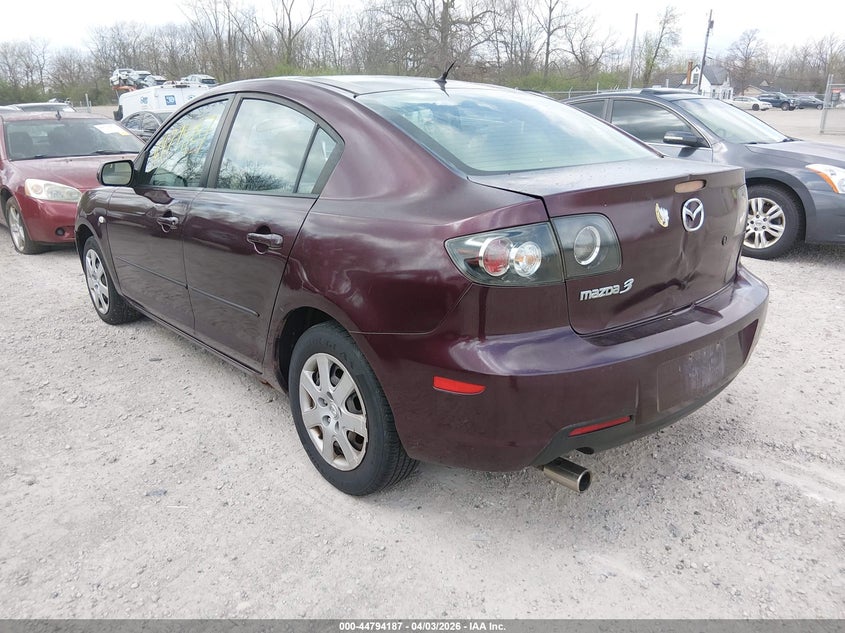 2007 Mazda 3 VIN JM1BK12G871672444 IAAI salvage auction — REAR END, Original (Ohio), sold $275 on 2026-07-28 (photo 3)