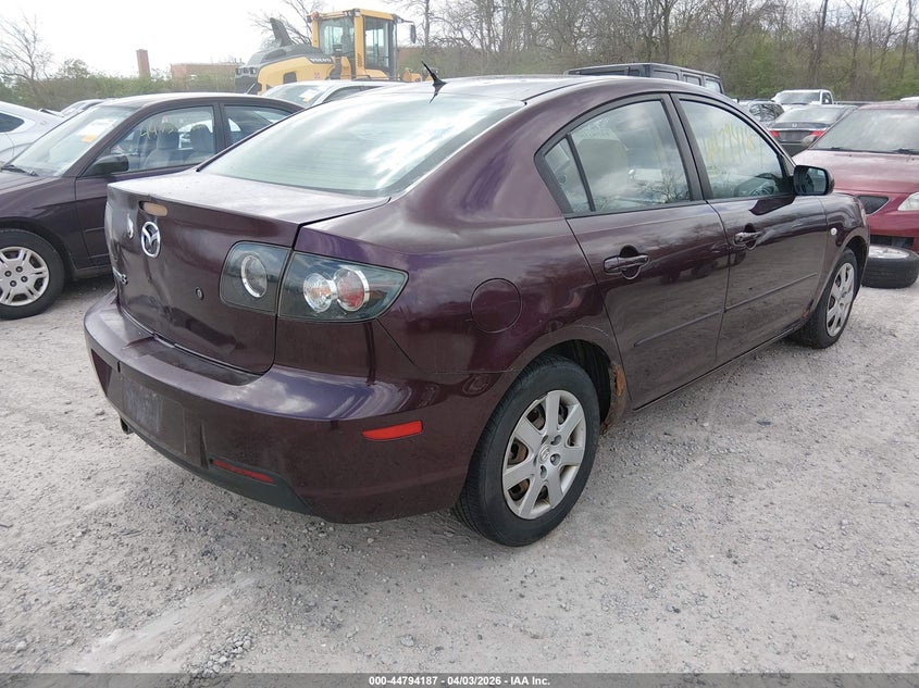 2007 Mazda 3 VIN JM1BK12G871672444 IAAI salvage auction — REAR END, Original (Ohio), sold $275 on 2026-07-28 (photo 4)