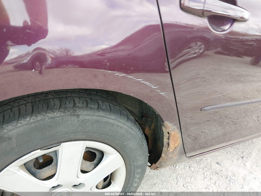 2007 Mazda 3 VIN JM1BK12G871672444 IAAI salvage auction — REAR END, Original (Ohio), sold $275 on 2026-07-28 (photo 6)