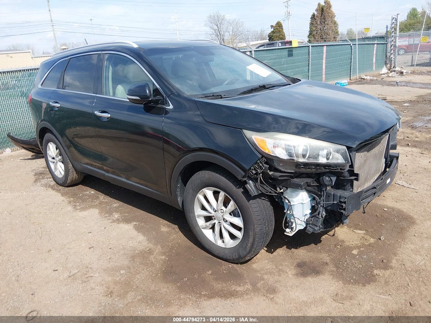 2016 Kia Sorento VIN 5XYPG4A50GG181620 IAAI salvage auction — FRONT END, Clear (Oklahoma), sold $950 on 2026-07-08 (photo 1)