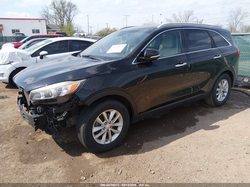 2016 Kia Sorento VIN 5XYPG4A50GG181620 IAAI salvage auction — FRONT END, Clear (Oklahoma), sold $950 on 2026-07-08 (photo 2)