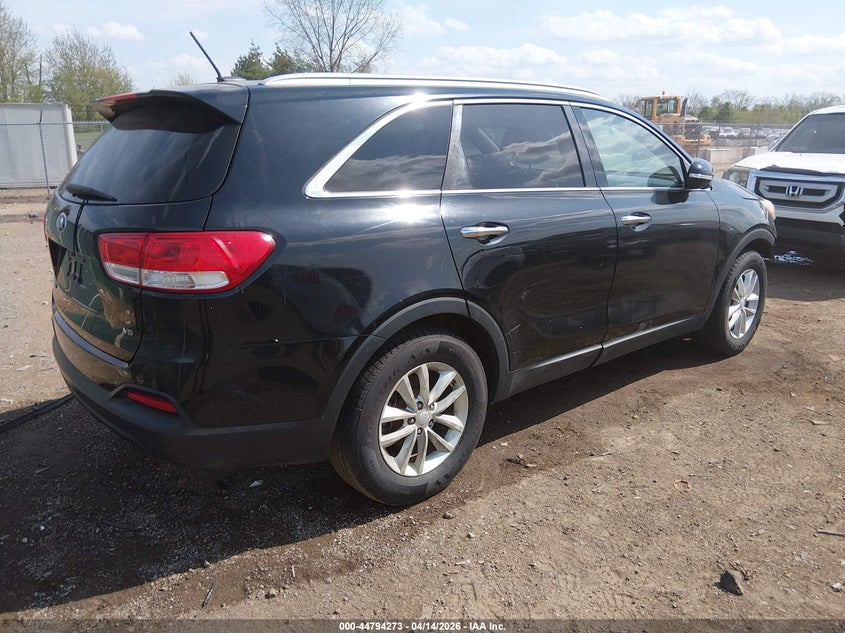 2016 Kia Sorento VIN 5XYPG4A50GG181620 IAAI salvage auction — FRONT END, Clear (Oklahoma), sold $950 on 2026-07-08 (photo 4)
