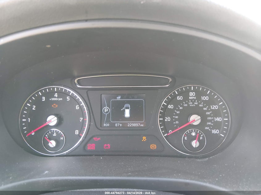 2016 Kia Sorento VIN 5XYPG4A50GG181620 IAAI salvage auction — FRONT END, Clear (Oklahoma), sold $950 on 2026-07-08 (photo 7)