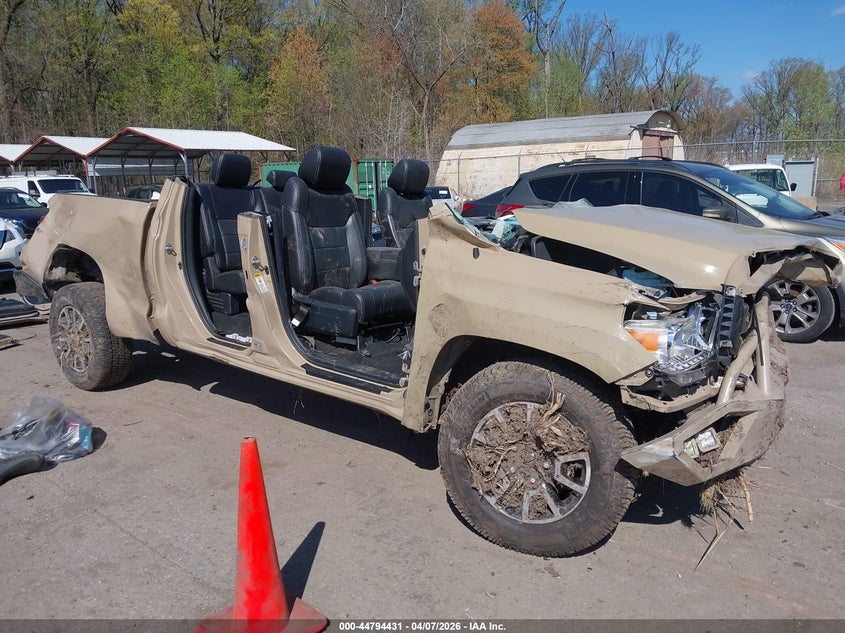 2017 Toyota Tundra VIN 5TFUY5F17HX668100 IAAI salvage auction — FRONT END, Salvage - Greater Than 75% (Maryland), sold $4,600 on 2026-07-07 (photo 1)