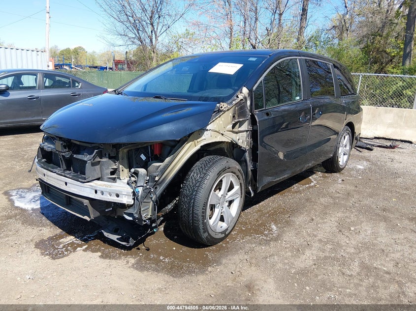 2019 Honda Odyssey VIN 5FNRL6H79KB021453 IAAI salvage auction — THEFT, Salvage - Greater Than 75% (Maryland), sold $6,500 on 2026-07-31 (photo 2)