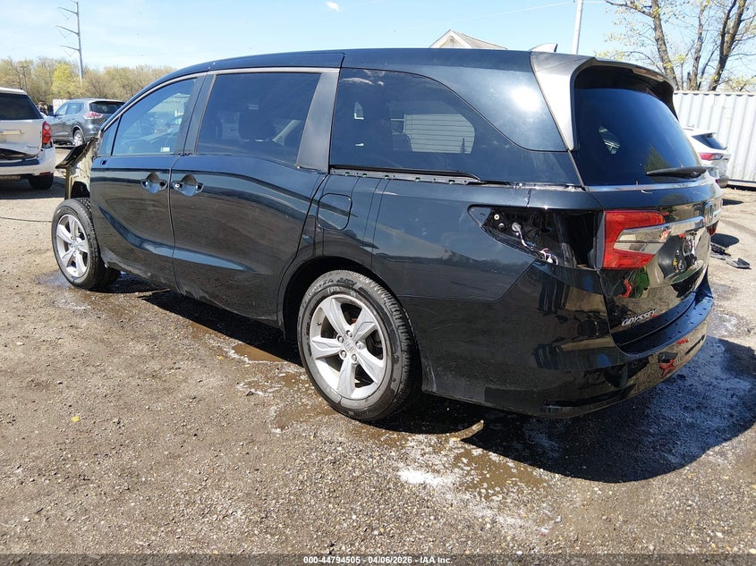 2019 Honda Odyssey VIN 5FNRL6H79KB021453 IAAI salvage auction — THEFT, Salvage - Greater Than 75% (Maryland), sold $6,500 on 2026-07-31 (photo 3)