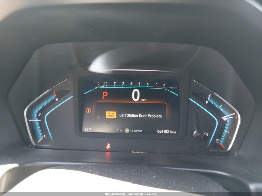 2019 Honda Odyssey VIN 5FNRL6H79KB021453 IAAI salvage auction — THEFT, Salvage - Greater Than 75% (Maryland), sold $6,500 on 2026-07-31 (photo 7)