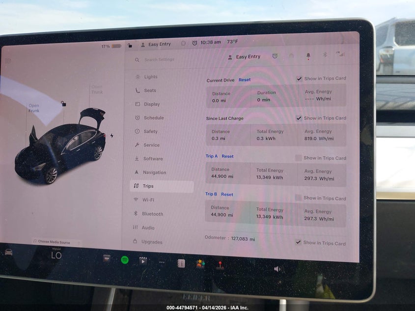 2020 Tesla Model 3 VIN 5YJ3E1EA6LF606690 IAAI salvage auction — SIDE, Salvage Title, sold $4,850 on 2026-07-20 (photo 7)