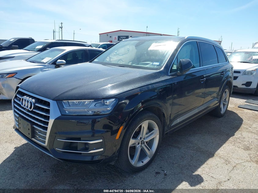 2019 Audi Q7 VIN WA1VAAF7XKD003958 IAAI salvage auction — RIGHT SIDE, Original (Texas), sold $4,850 on 2026-07-14 (photo 2)