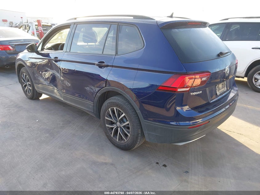 2021 Volkswagen Tiguan VIN 3VV1B7AX8MM059675 IAAI salvage auction — LEFT SIDE, Original (Texas), sold $5,600 on 2026-07-21 (photo 3)