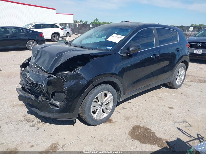 2019 Kia Sportage VIN KNDPM3AC4K7599508 IAAI salvage auction — FRONT END, Original (Texas), sold $3,100 on 2026-07-14 (photo 2)