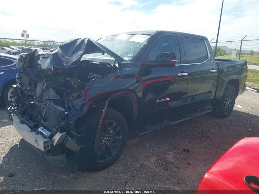 2022 Toyota Tundra VIN 5TFJA5AB7NX005192 IAAI salvage auction — FRONT END, Original (Texas), sold $9,600 on 2026-07-14 (photo 2)