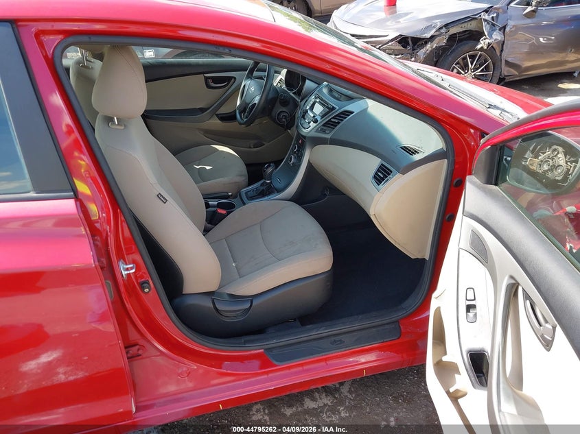 2014 Hyundai Elantra VIN KMHDH4AEXEU152648 IAAI salvage auction — FRONT END, Clear (Oklahoma), sold $25 on 2026-07-22 (photo 5)