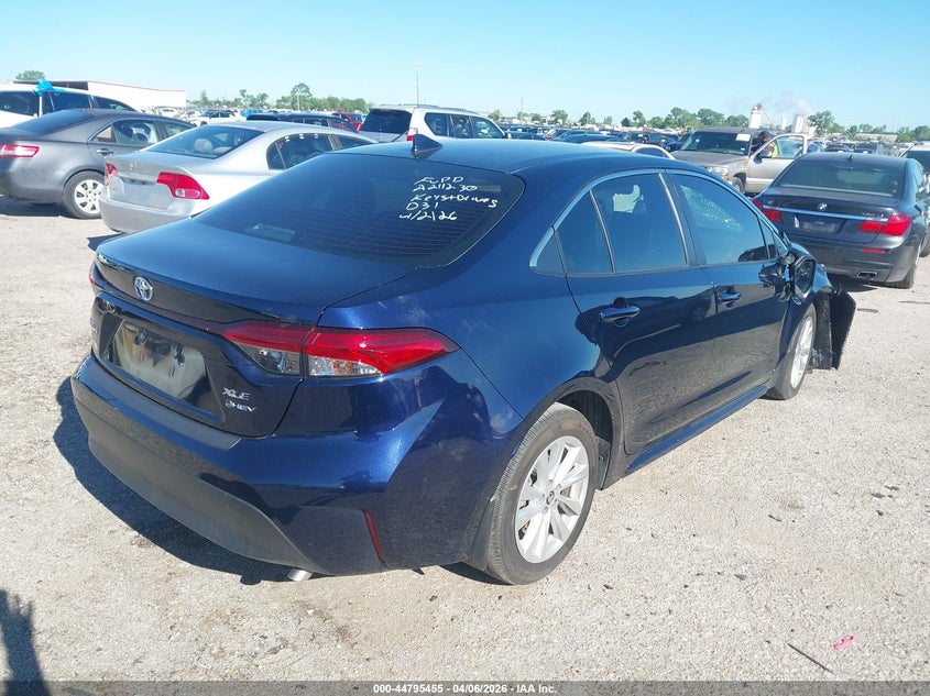 2025 Toyota Corolla VIN JTDBCMFE1S3084986 IAAI salvage auction — FRONT END, Original (Texas), sold $7,650 on 2026-07-07 (photo 4)