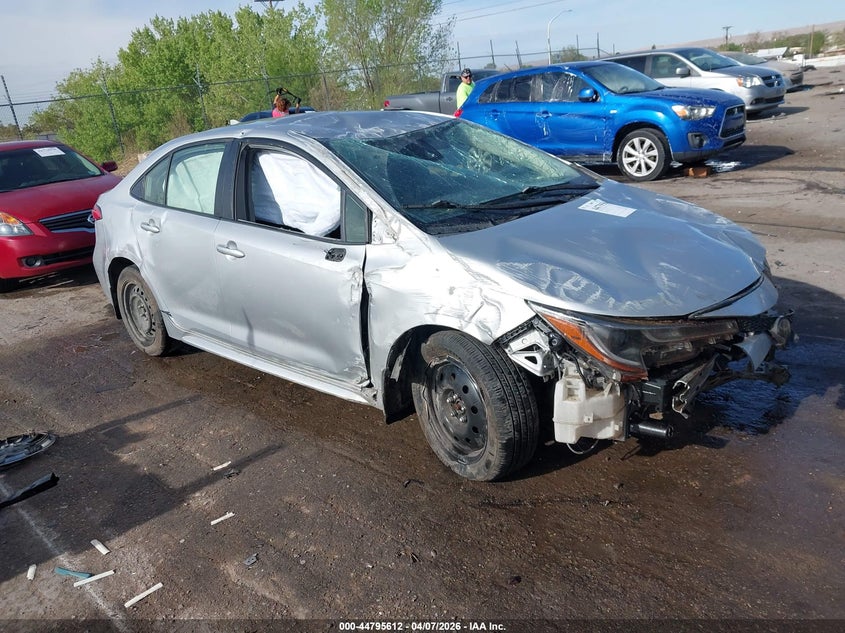 2022 Toyota Corolla VIN JTDEPMAE7NJ194451 IAAI salvage auction — FRONT END, Salvage (New Mexico), sold $1,550 on 2026-07-13 (photo 1)