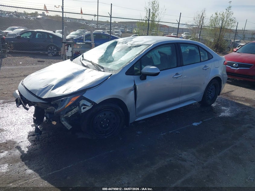 2022 Toyota Corolla VIN JTDEPMAE7NJ194451 IAAI salvage auction — FRONT END, Salvage (New Mexico), sold $1,550 on 2026-07-13 (photo 2)