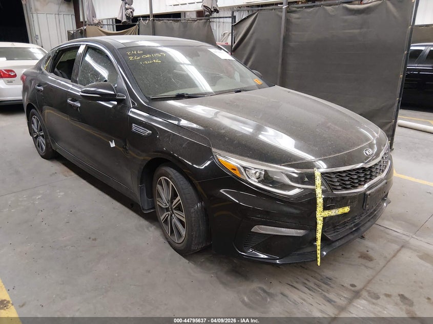 2019 Kia Optima VIN 5XXGT4L34KG321088 IAAI salvage auction — ALL OVER, Non-Repairable (Arizona), sold $1,375 on 2026-07-28 (photo 1)