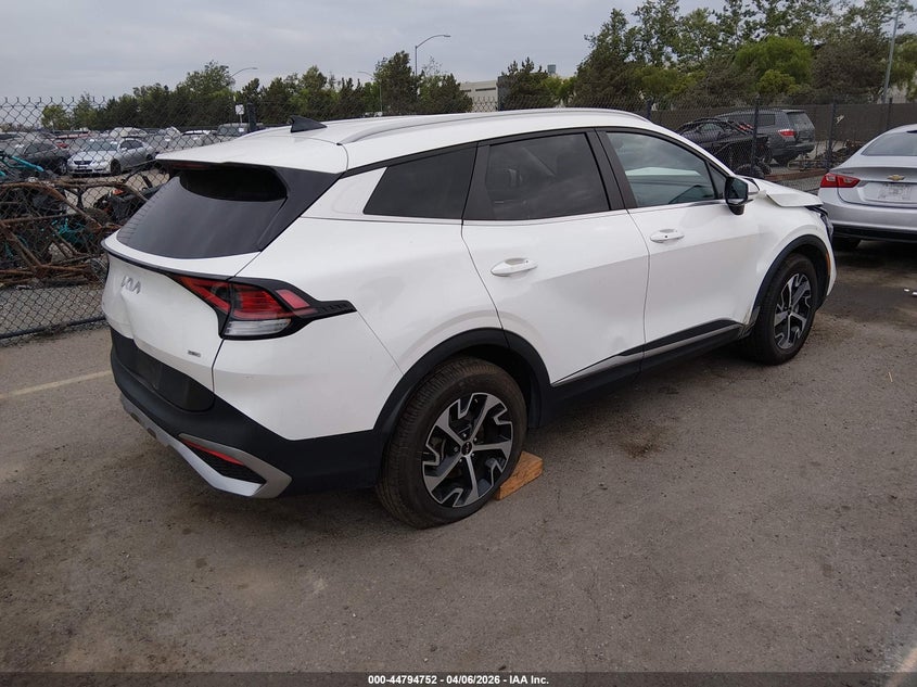 2023 Kia Sportage hybrid VIN KNDPVCAG1P7076261 IAAI salvage auction — FRONT END, Wait Title, sold $5,250 on 2026-07-13 (photo 4)