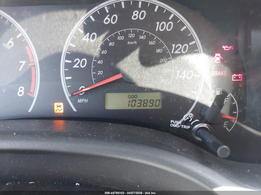 2012 Toyota Corolla VIN 5YFBU4EE9CP043903 IAAI salvage auction — FRONT END, Wait Title, sold $775 on 2026-07-10 (photo 7)