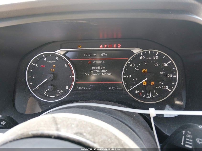 2023 Nissan Rogue VIN JN8BT3BB5PW494108 IAAI salvage auction — FRONT END, Salvage Title, sold $1,900 on 2026-07-22 (photo 7)