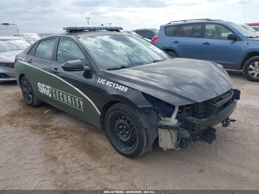 2021 Hyundai Elantra VIN KMHLS4AG0MU195098 IAAI salvage auction — FRONT END, Original (Texas), sold $2,450 on 2026-07-06 (photo 1)