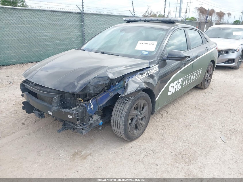 2021 Hyundai Elantra VIN KMHLS4AG0MU195098 IAAI salvage auction — FRONT END, Original (Texas), sold $2,450 on 2026-07-06 (photo 2)