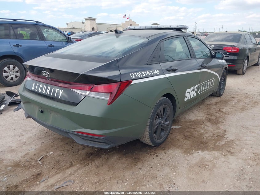 2021 Hyundai Elantra VIN KMHLS4AG0MU195098 IAAI salvage auction — FRONT END, Original (Texas), sold $2,450 on 2026-07-06 (photo 4)