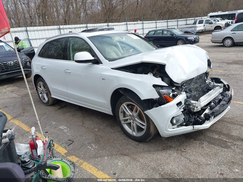 2017 Audi Q5 VIN WA1D7AFP4HA044980 IAAI salvage auction — FRONT END, Clear (Michigan), sold $1,150 on 2026-07-06 (photo 1)