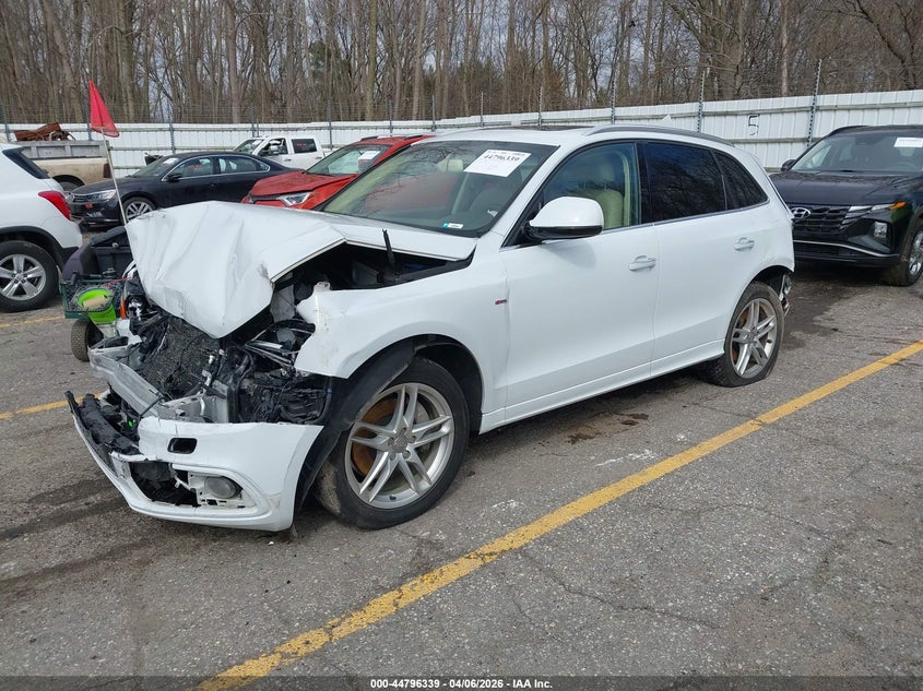 2017 Audi Q5 VIN WA1D7AFP4HA044980 IAAI salvage auction — FRONT END, Clear (Michigan), sold $1,150 on 2026-07-06 (photo 2)