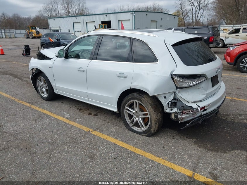2017 Audi Q5 VIN WA1D7AFP4HA044980 IAAI salvage auction — FRONT END, Clear (Michigan), sold $1,150 on 2026-07-06 (photo 3)