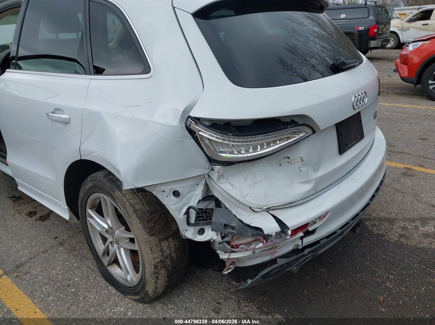 2017 Audi Q5 VIN WA1D7AFP4HA044980 IAAI salvage auction — FRONT END, Clear (Michigan), sold $1,150 on 2026-07-06 (photo 6)