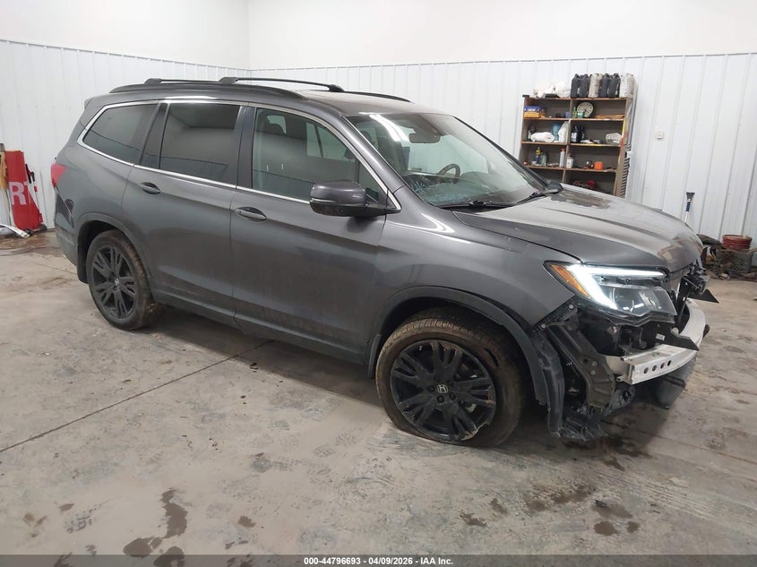 2022 Honda Pilot VIN 5FNYF6H29NB096634 IAAI salvage auction — FRONT END, Regular (South Dakota), sold $9,600 on 2026-07-28 (photo 1)