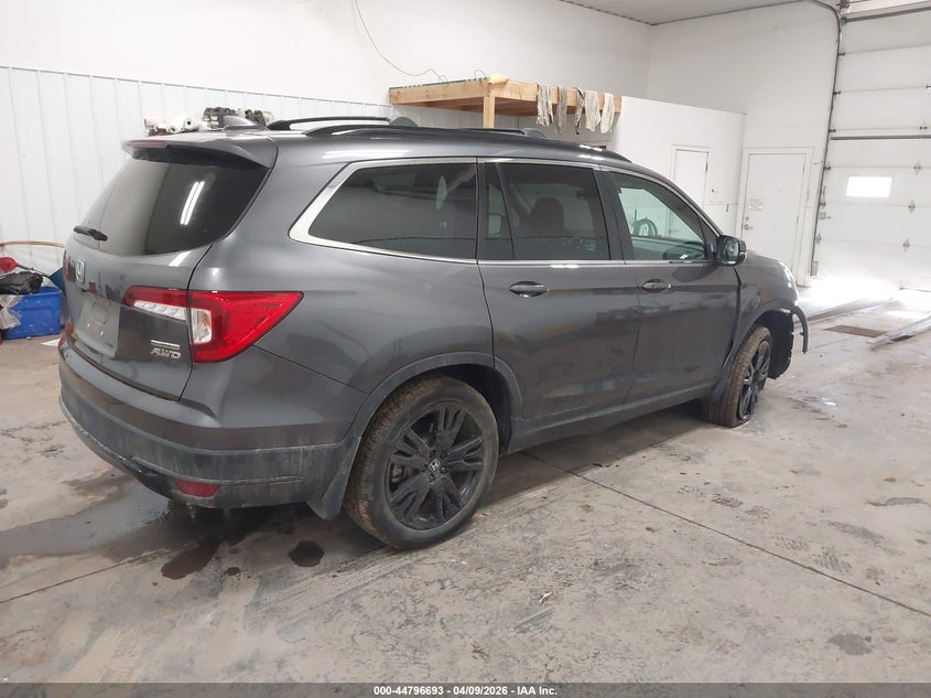2022 Honda Pilot VIN 5FNYF6H29NB096634 IAAI salvage auction — FRONT END, Regular (South Dakota), sold $9,600 on 2026-07-28 (photo 4)