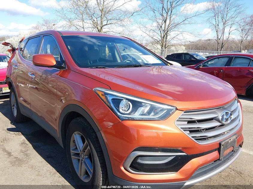 2017 Hyundai Santa fe VIN 5XYZTDLB0HG394611 IAAI salvage auction — REAR END, Salvage (New Jersey), sold $3,400 on 2026-07-06 (photo 1)