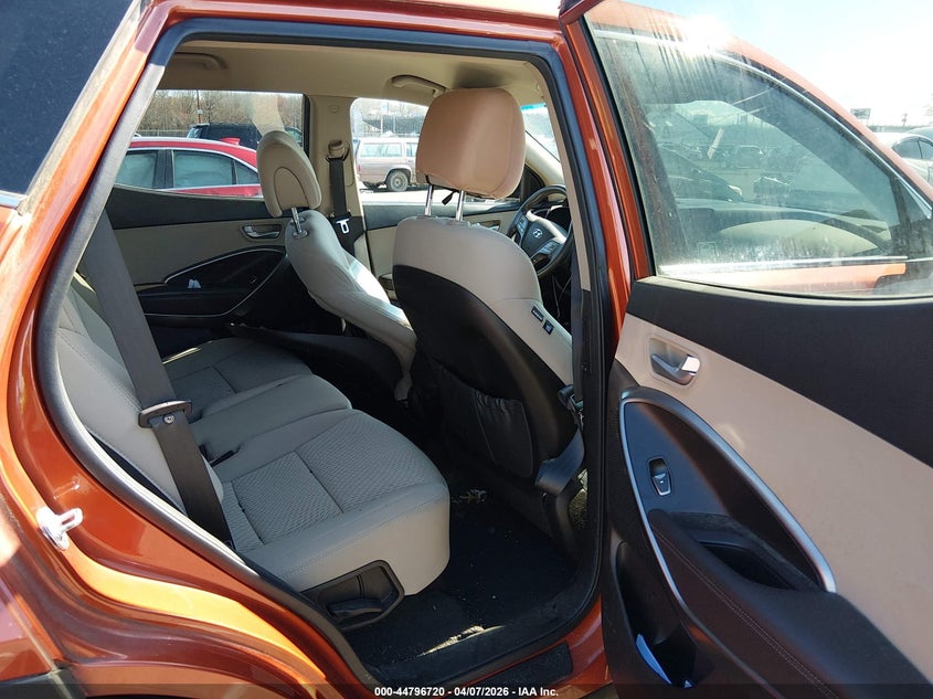 2017 Hyundai Santa fe VIN 5XYZTDLB0HG394611 IAAI salvage auction — REAR END, Salvage (New Jersey), sold $3,400 on 2026-07-06 (photo 8)