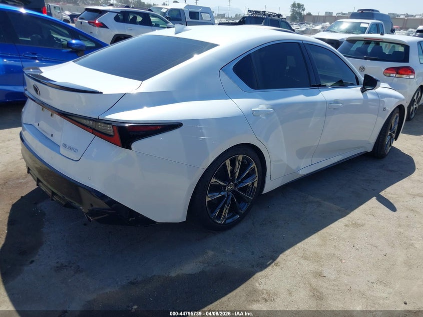 2021 Lexus Is VIN JTHGZ1B2XM5039632 IAAI salvage auction — FRONT END, Salvage (California), sold $14,100 on 2026-07-29 (photo 4)