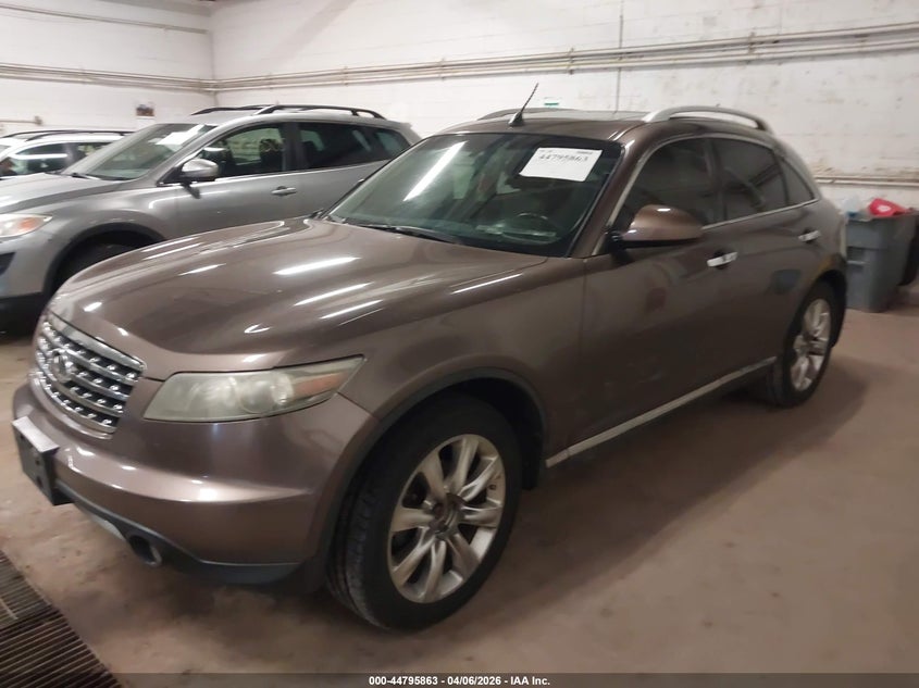 2006 Infiniti Fx VIN JNRBS08W36X400923 IAAI salvage auction — RIGHT SIDE, Salvage (Texas), sold $300 on 2026-07-08 (photo 2)