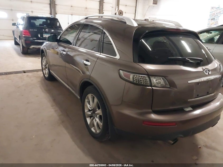 2006 Infiniti Fx VIN JNRBS08W36X400923 IAAI salvage auction — RIGHT SIDE, Salvage (Texas), sold $300 on 2026-07-08 (photo 3)