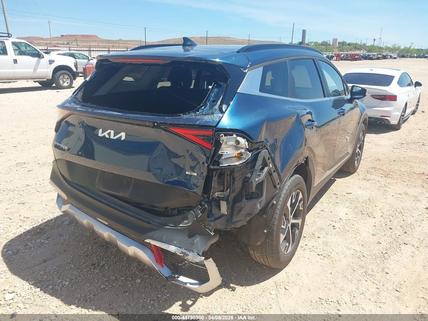 2025 Kia Sportage hybrid VIN KNDPVCDG3S7206531 IAAI salvage auction — REAR END, Original (Texas), sold $11,900 on 2026-07-16 (photo 6)