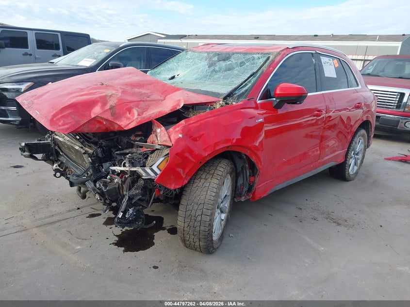 2022 Audi Q3 VIN WA1EECF35N1149025 IAAI salvage auction — ROLLOVER, Salvage (Texas), sold $2,175 on 2026-07-28 (photo 2)