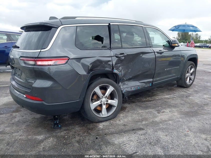 2021 Jeep Grand cherokee VIN 1C4RJKBG4M8158729 IAAI salvage auction — RIGHT SIDE, Salvage (Massachusetts), sold $8,100 on 2026-07-30 (photo 4)