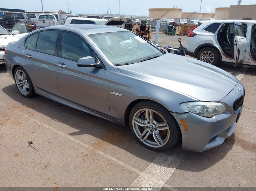 2012 BMW 5er VIN WBAFR9C50CDV58677 IAAI salvage auction — WATER/FLOOD, Salvage (Hawaii), sold $375 on 2026-08-04 (photo 1)