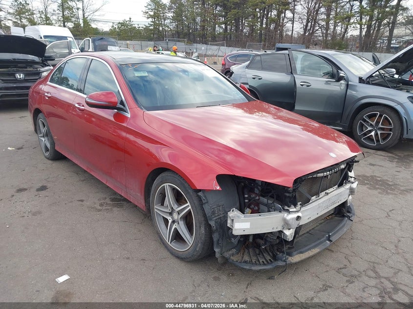 2017 Mercedes-benz E-klasse VIN WDDZF4KBXHA180501 IAAI salvage auction — FRONT END, Salvage Title, sold $9,375 on 2026-07-14 (photo 1)