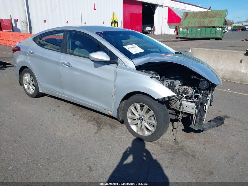 2014 Hyundai Elantra VIN KMHDH4AE1EU174019 IAAI salvage auction — FRONT END, Wait Title, sold $275 on 2026-07-23 (photo 1)