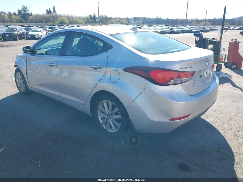 2014 Hyundai Elantra VIN KMHDH4AE1EU174019 IAAI salvage auction — FRONT END, Wait Title, sold $275 on 2026-07-23 (photo 3)