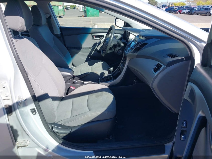 2014 Hyundai Elantra VIN KMHDH4AE1EU174019 IAAI salvage auction — FRONT END, Wait Title, sold $275 on 2026-07-23 (photo 5)