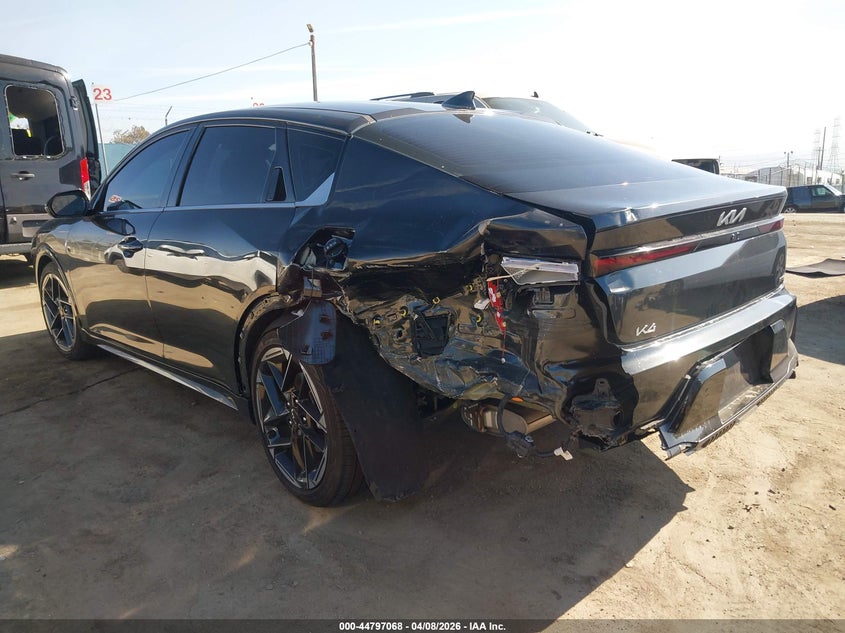 2025 Kia K4 VIN 3KPFW4DE8SE052492 IAAI salvage auction — LEFT REAR, Wait Title, sold $7,300 on 2026-07-29 (photo 3)